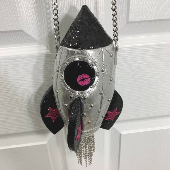 SOLD….BETSEY JOHNSON Kitsch Gimme Some Space Rocket - Picture 4 of 4